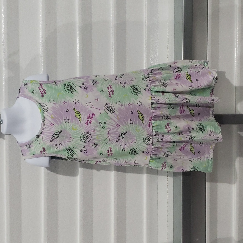 baby yoda girl dress‎ size 7/8